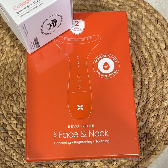 Other - Revo GenieFace & Neck Tightening Device — new with collagen jelly both knew